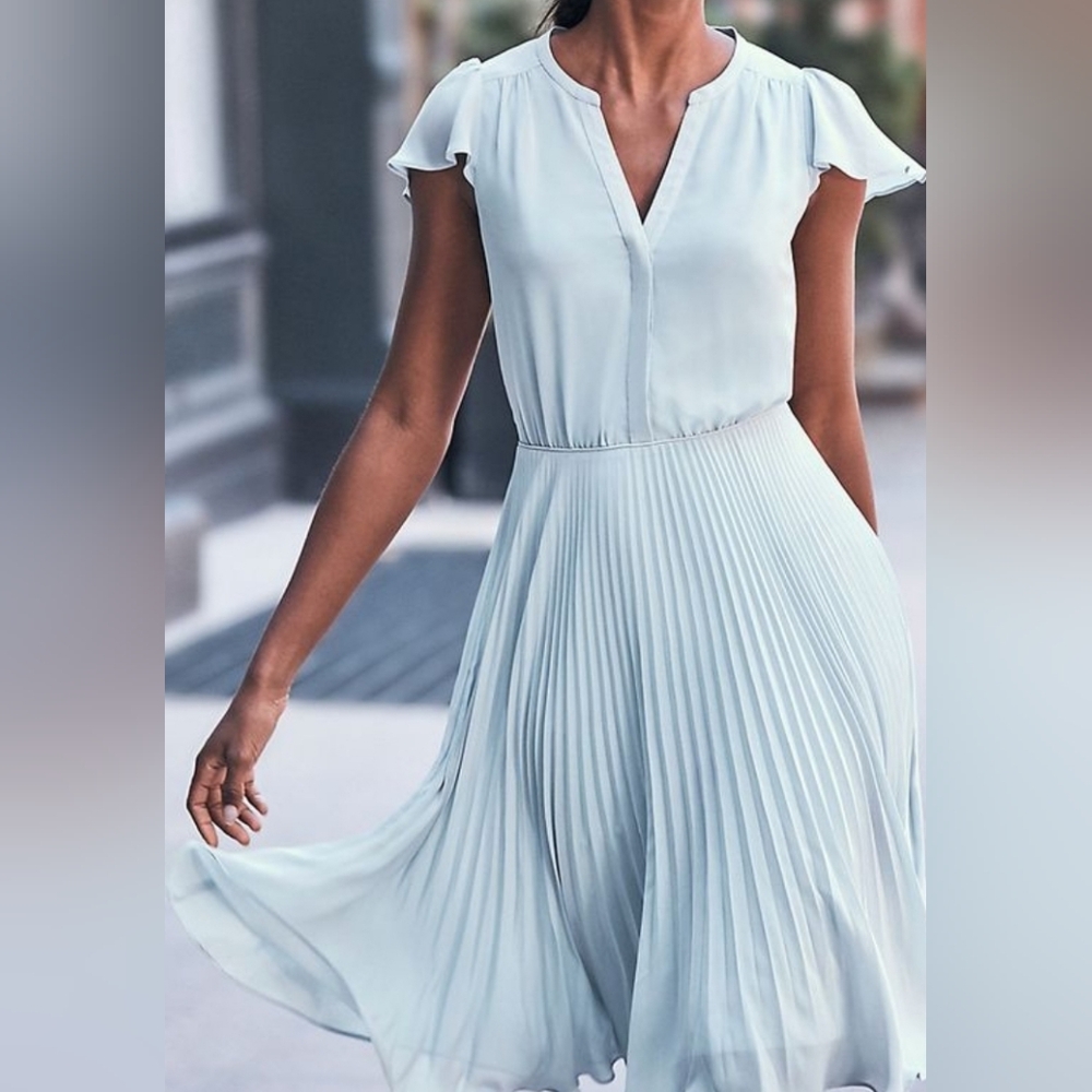 Ann Taylor Pleated Skirt Dress size 16 Never Worn